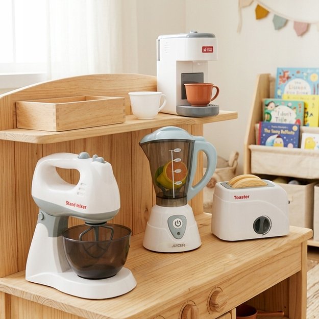 Žaislinis smulkių buitinių prietaisų rinkinys, 4in 1 4