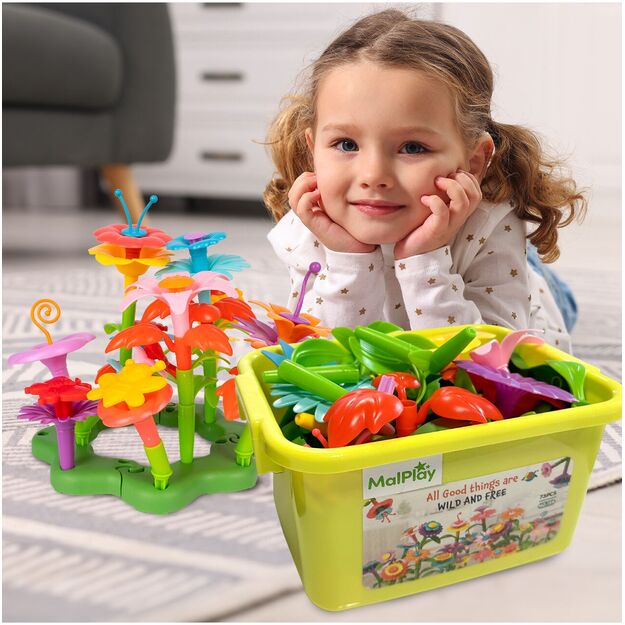 Konstruktorius Gėlių sodas lagamine, 73 vnt. 6