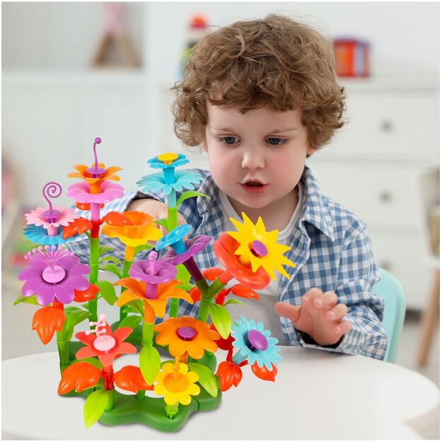 Konstruktorius Gėlių sodas lagamine, 73 vnt. 11