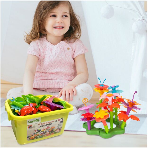 Konstruktorius Gėlių sodas lagamine, 73 vnt. 10