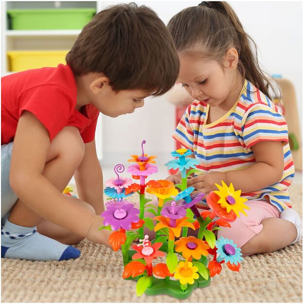 Konstruktorius Gėlių sodas lagamine, 73 vnt. 9