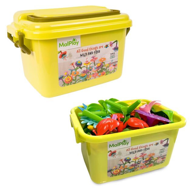 Konstruktorius Gėlių sodas lagamine, 73 vnt. 13