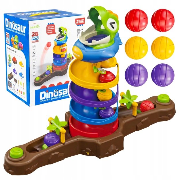 Arkadinis Dinozaurų žaidimas „Pagauk kamuolį“, 26 detalės