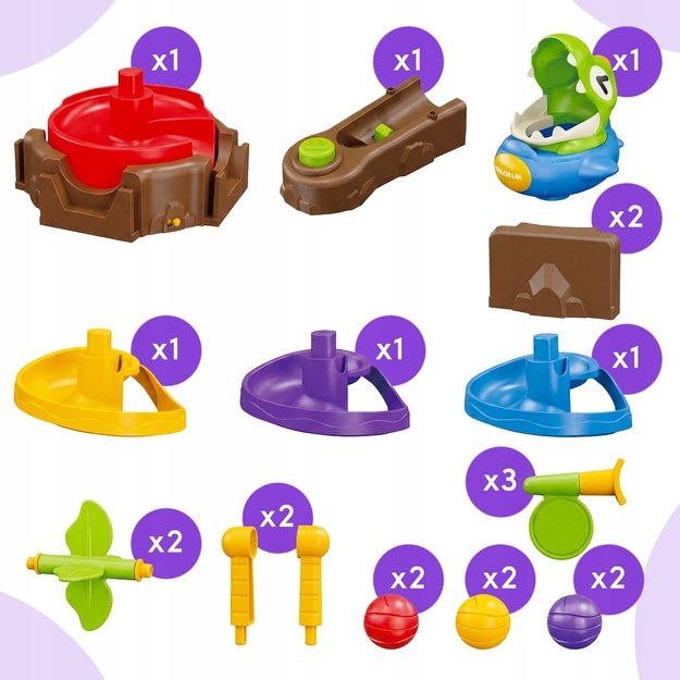 Arkadinis Dinozaurų žaidimas „Pagauk kamuolį“, 26 detalės 9