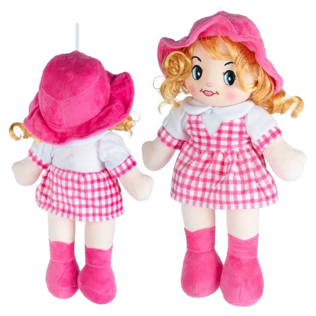 Minkštas žaislas Skudurinė lėlė Zofia, 35 cm