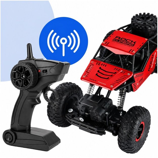 Nuotoliniu būdu valdoma 4x4 baterija varoma visureigė transporto priemonė