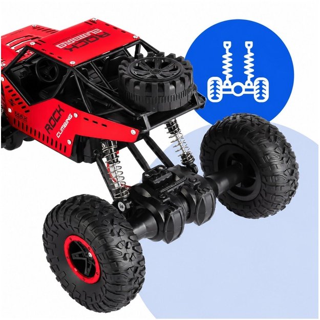 Nuotoliniu būdu valdoma 4x4 baterija varoma visureigė transporto priemonė