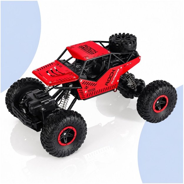Nuotoliniu būdu valdoma 4x4 baterija varoma visureigė transporto priemonė