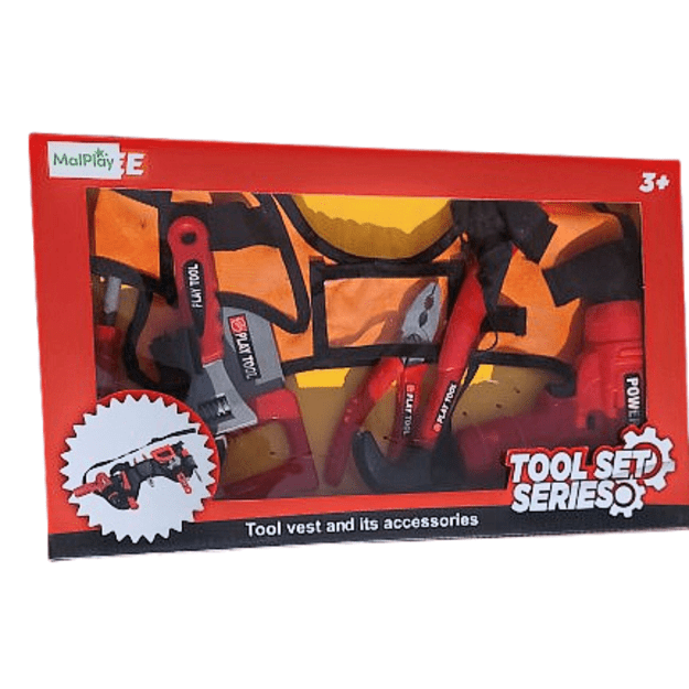 Žaislinis meistro įrankių rinkinys su diržu 2
