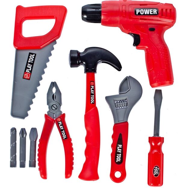 Žaislinis meistro įrankių rinkinys su diržu 5