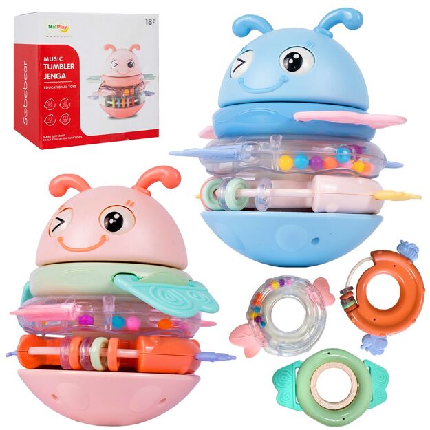 Interaktyvus bokštas piramidė kūdikiams Bitė