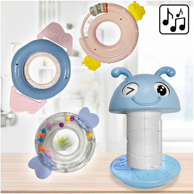 Interaktyvus bokštas piramidė kūdikiams Bitė 8