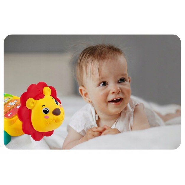 Važiuojantis muzikinis žaislas ksilofonas - pianinas Liūtas Ricokids, RK-740