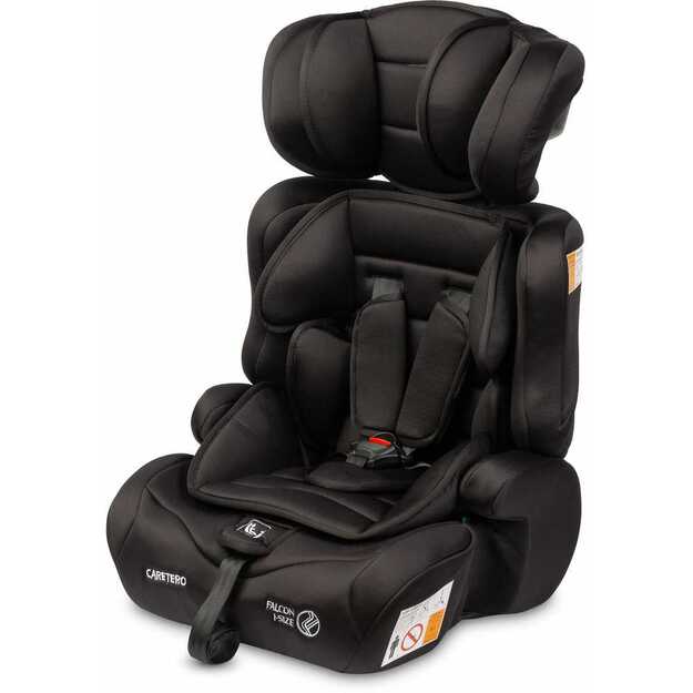 Automobilinė kėdutė Caretero Falcon i-Size, 76-150 cm, Juoda