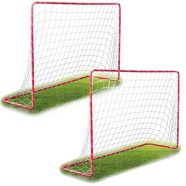 Futbolo vartų rinkinys 2 Neo-Sport, 183x122x61 cm
