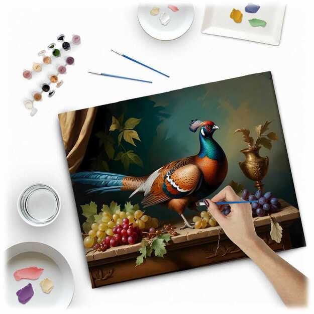 Paveikslas tapybai pagal skaičius 40x50 cm Massido Fazanas 3
