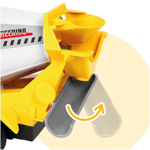 Žaislinis sunkvežimis betono maišyklė su šviesa ir garsu 7