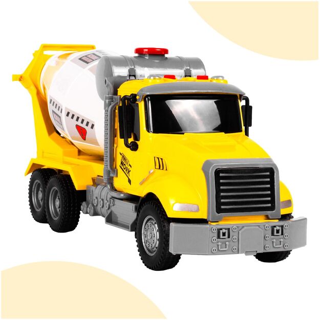 Žaislinis sunkvežimis betono maišyklė su šviesa ir garsu 12