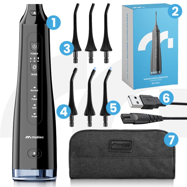 MalTec belaidis dantų irigatorius „Toothie X60“ 14