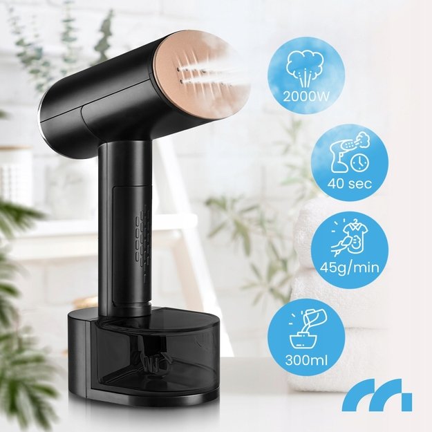 MalTec garinis drabužių lygintuvas HDS8000W su kelioniniu dėklu 3