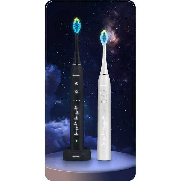 Berdsen Galaxy Duo sonic dantų šepetėlių rinkinys iš 2 vnt 15