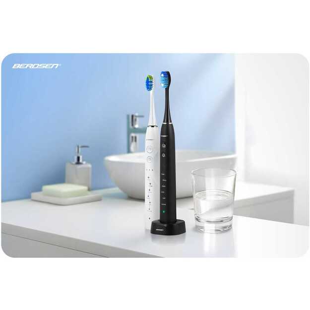 Berdsen Galaxy Duo sonic dantų šepetėlių rinkinys iš 2 vnt 9