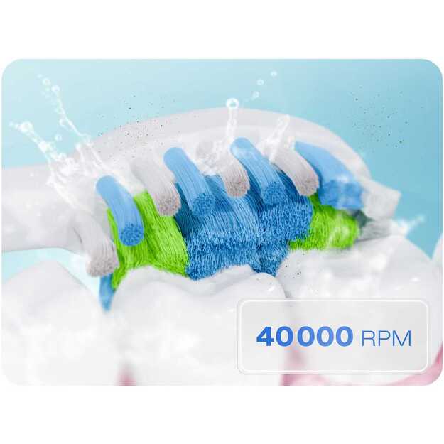 Berdsen Galaxy Duo sonic dantų šepetėlių rinkinys iš 2 vnt 5