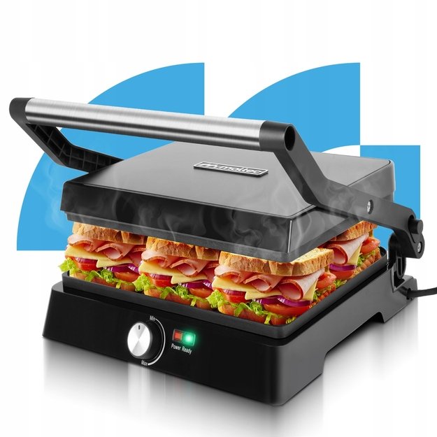Sumuštinių kepimo grilis, elektrinis sulankstomas skrudintuvas, galingas, 2200 W 1