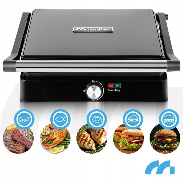 Sumuštinių kepimo grilis, elektrinis sulankstomas skrudintuvas, galingas, 2200 W 6