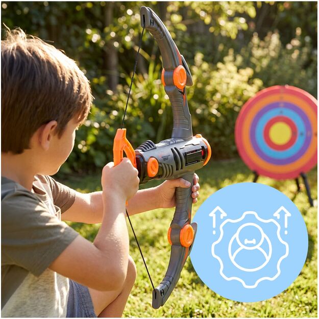 Vaikiškas lankas arbaletas su putplasčio strėlėmis, „Warrior Archer“, 12 dalių 6