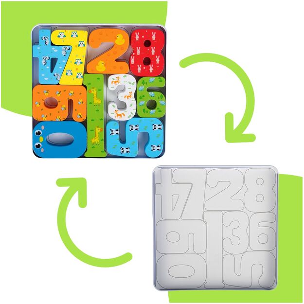 Medinė skaičių dėlionė 6