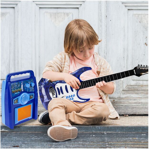 Vaikiška gitara su stiprintuvu ir mikrofonu 3