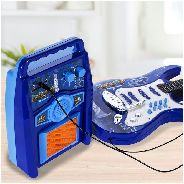 Vaikiška gitara su stiprintuvu ir mikrofonu 6