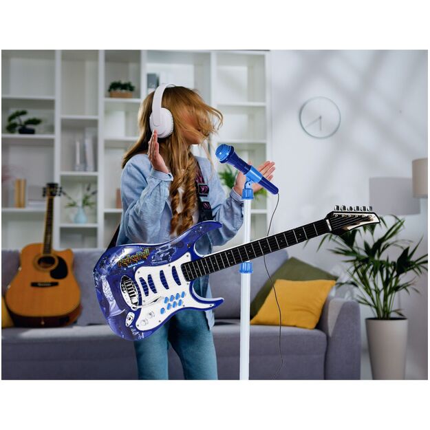 Vaikiška gitara su stiprintuvu ir mikrofonu 8