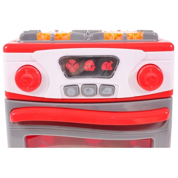 Žaislinė viryklė su orkaite ir priedais 4