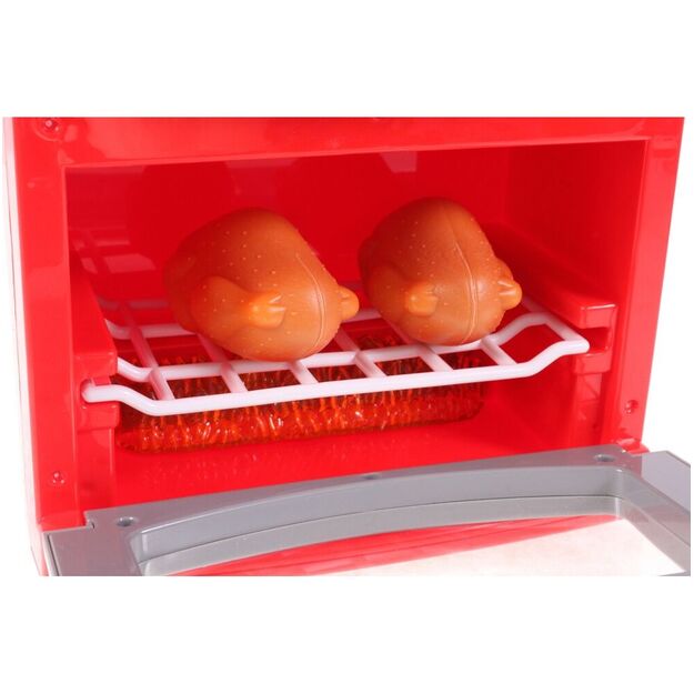 Žaislinė viryklė su orkaite ir priedais 2