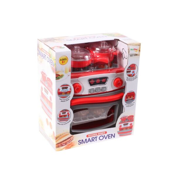 Žaislinė viryklė su orkaite ir priedais 6