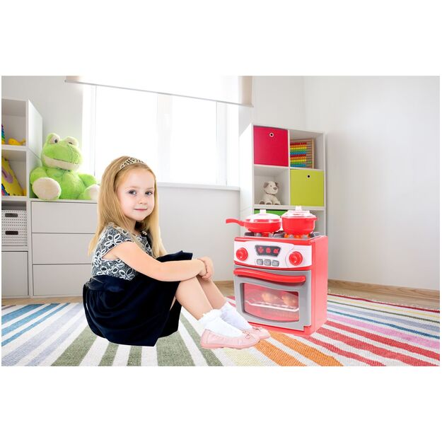 Žaislinė viryklė su orkaite ir priedais 8
