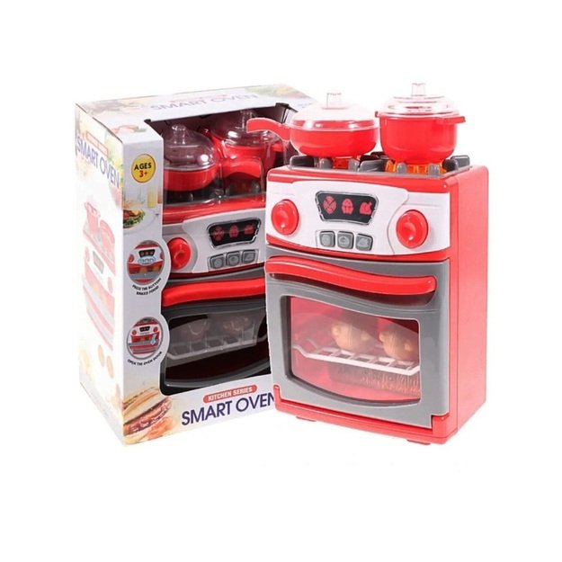 Žaislinė viryklė su orkaite ir priedais