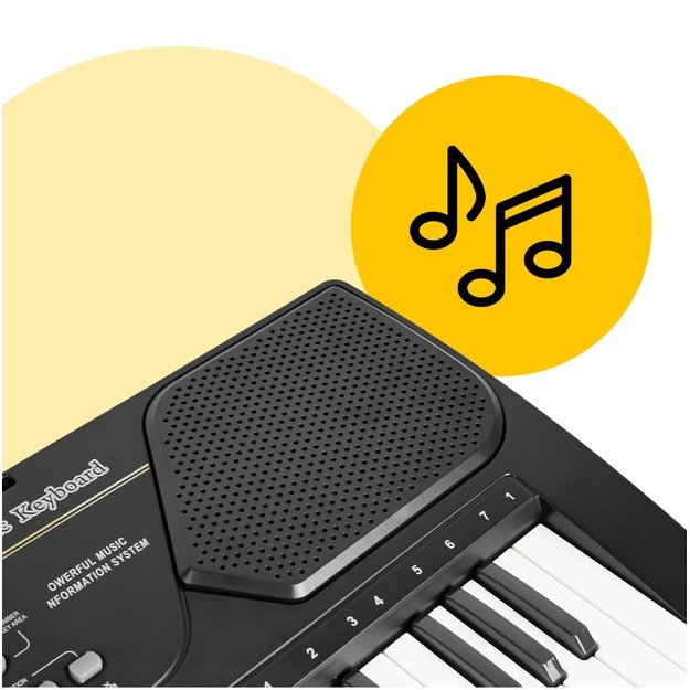 Vaikiškas pianinas su mikrofonu, 61 klavišas