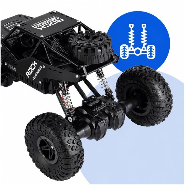 Nuotoliniu būdu valdoma 4x4 baterija varoma visureigė transporto priemonė