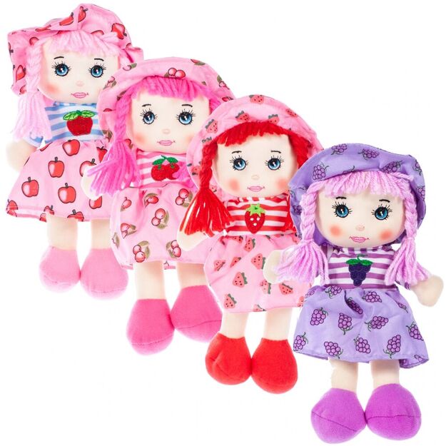 Minkštas žaislas Skudurinė lėlė Marysia, 25 cm
