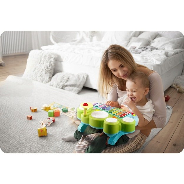 Muzikiniai žaisliniai cimbolai, ksilofonas ir būgnai RK-751 Ricokids