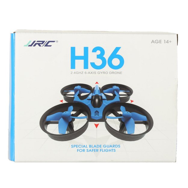 Dronas JJRC H36 mini 2.4GHz 4CH 6 ašių RC mėlynos spalvos