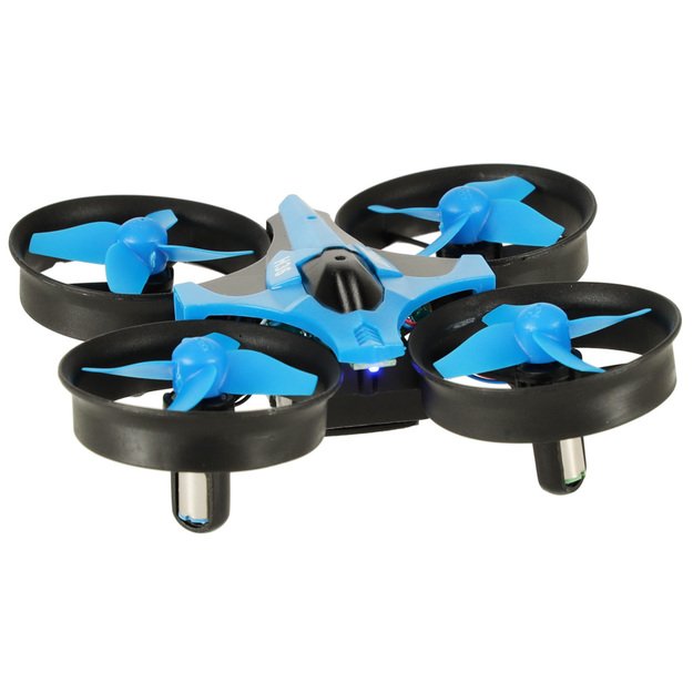 Dronas JJRC H36 mini 2.4GHz 4CH 6 ašių RC mėlynos spalvos