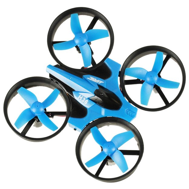 Dronas JJRC H36 mini 2.4GHz 4CH 6 ašių RC mėlynos spalvos