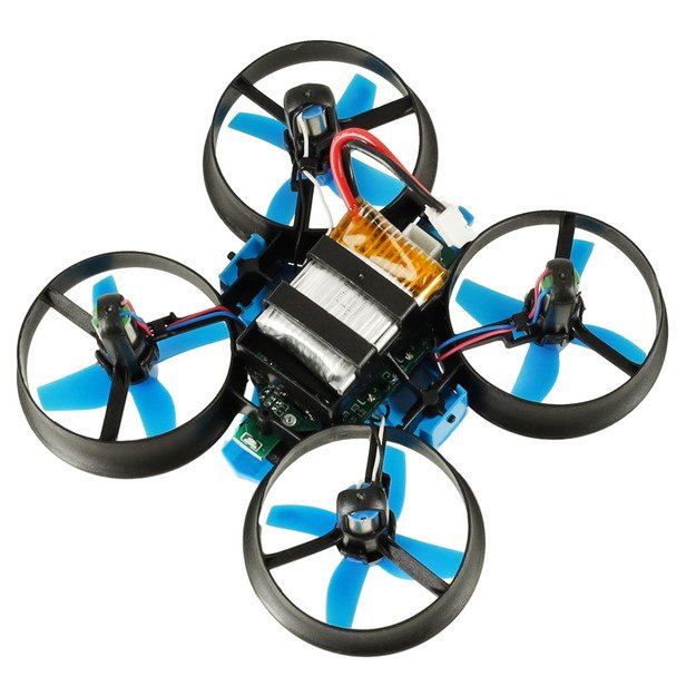 Dronas JJRC H36 mini 2.4GHz 4CH 6 ašių RC mėlynos spalvos