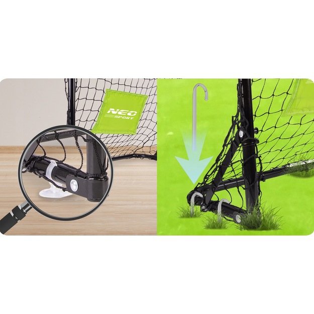 Futbolo vartai – 2 rinkinys – 60 x 45 x 25 cm NS-461