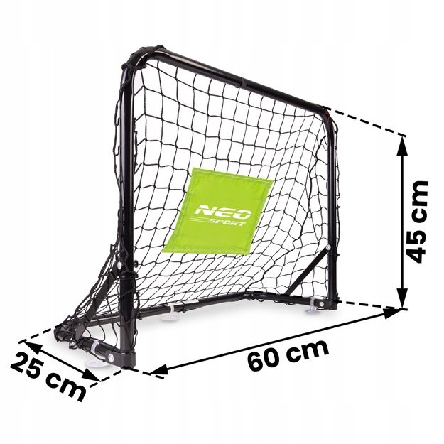Futbolo vartai – 2 rinkinys – 60 x 45 x 25 cm NS-461