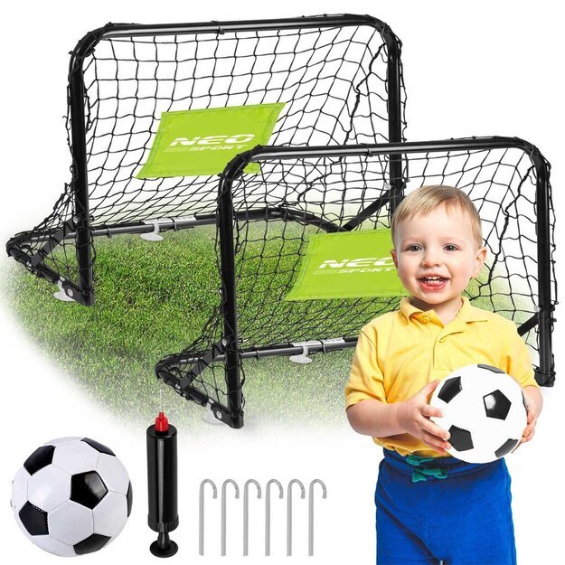 Futbolo vartai – 2 rinkinys – 60 x 45 x 25 cm NS-461